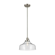 Kichler 43906 Avery 1-lt 15" Pendant-Brushed Nickel