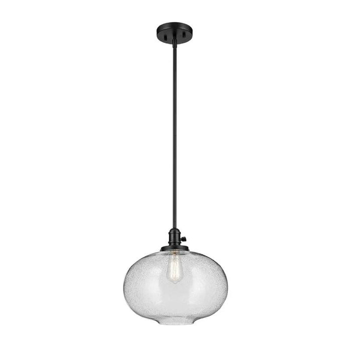 Kichler 43911 Avery 1-lt 15" Pendant-Black