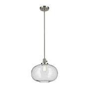 Kichler 43911 Avery 1-lt 15" Pendant-Brushed Nickel