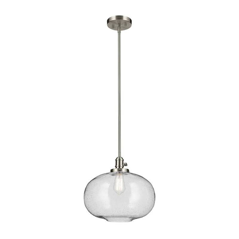 Kichler 43911 Avery 1-lt 15" Pendant-Brushed Nickel