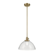 Kichler 43912 Avery 1-lt 14" Pendant-Natural Brass