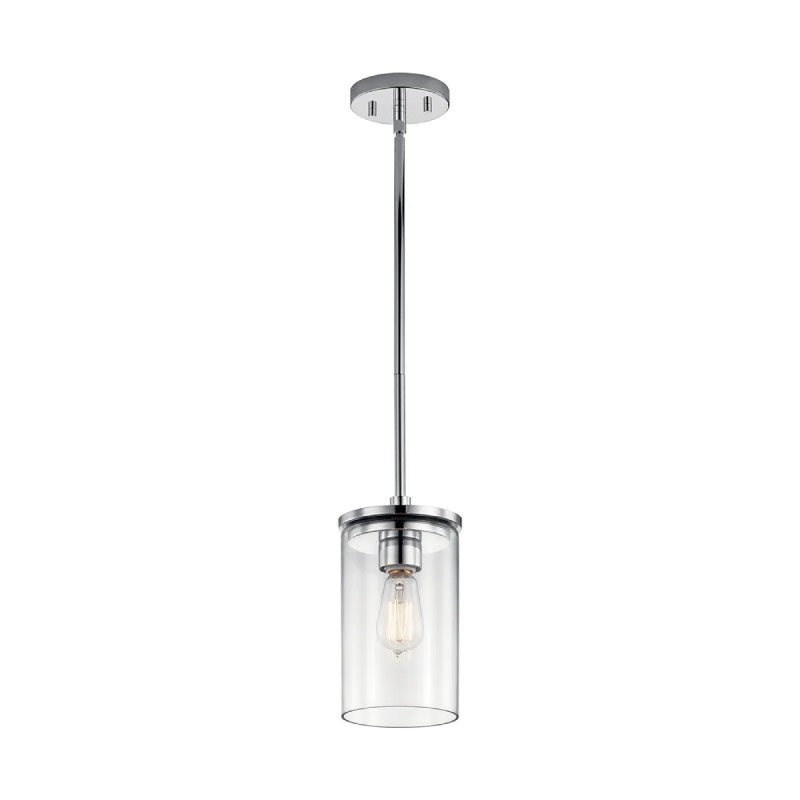 Kichler 43996 Crosby 1-lt 6" Pendant-Chrome