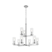 Kichler 44014 Crosby 9-lt 32" Chandelier-Chrome