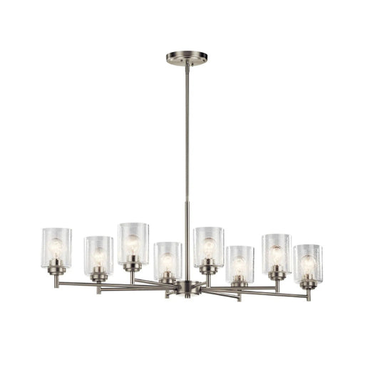 Kichler 44035 Winslow 8-lt 44" Chandelier-Brushed Nickel