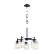 Kichler 44030 Winslow 5-lt 20" Chandelier-Black