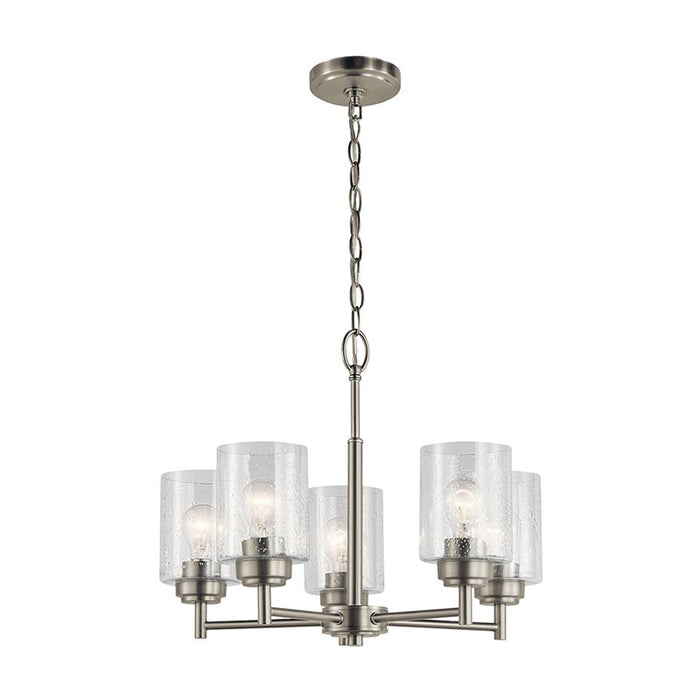 Kichler 44030 Winslow 5-lt 20" Chandelier-Brushed Nickel