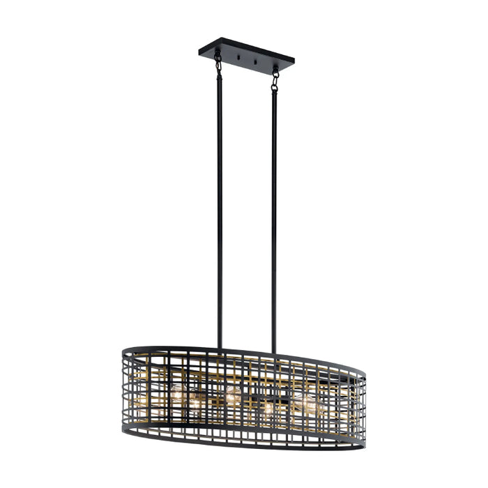 Kichler 44077 Aldergate 6-lt 38" Oval Chandelier