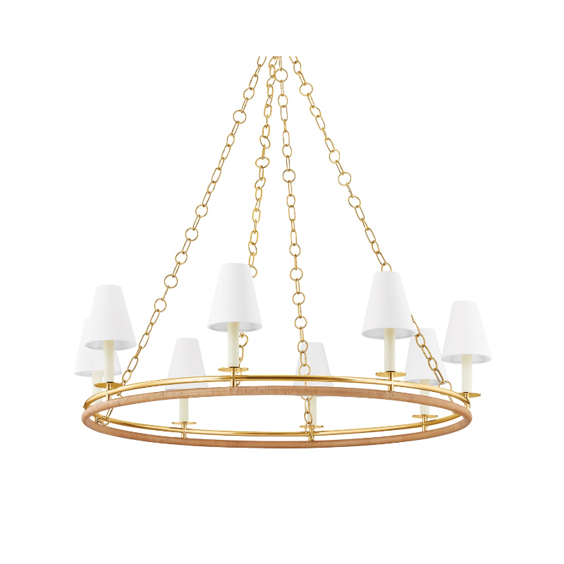 Hudson Valley 4408 Swanton 8-lt 43" Chandelier