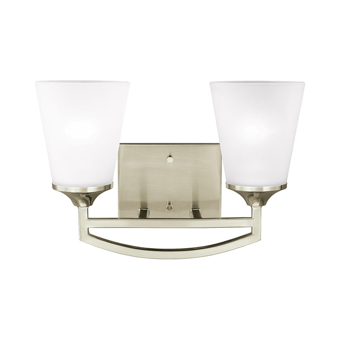 Generation 4424502 Hanford 2-lt 15" Wall/Bath Sconce