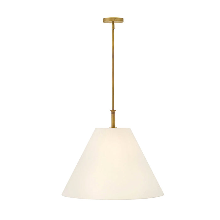 Hinkley 45167 Greta 1-lt 23" LED Pendant-Heritage Brass