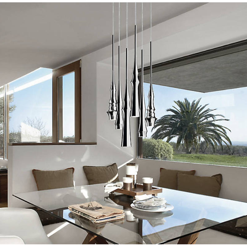 Bover Slend Set 6 Circular 6-lt 21" LED Pendant