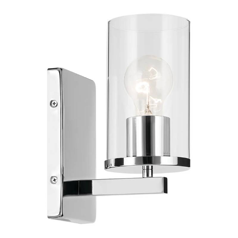 Kichler 45495 Crosby 1-lt 9" Tall Wall Sconce-Chrome