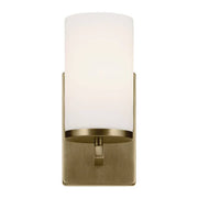 Kichler 45495 Crosby 1-lt 9" Tall Wall Sconce-Natural Brass