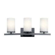 Kichler 45497 Crosby 3-lt 23" Vanity Light-Black