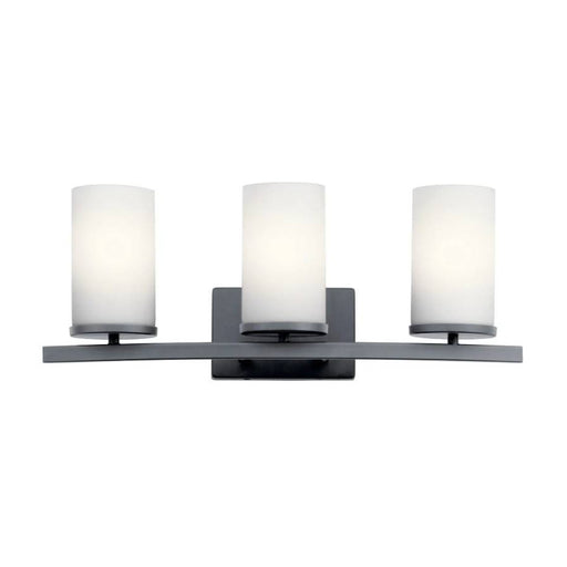 Kichler 45497 Crosby 3-lt 23" Vanity Light-Black