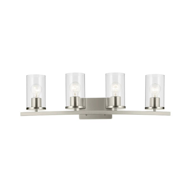Kichler 45498 Crosby 4-lt 31" Vanity Light-Brushed Nickel