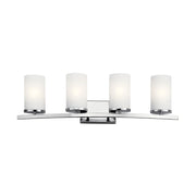 Kichler 45498 Crosby 4-lt 31" Vanity Light-Chrome