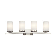 Kichler 45498 Crosby 4-lt 31" Vanity Light-Brushed Nickel