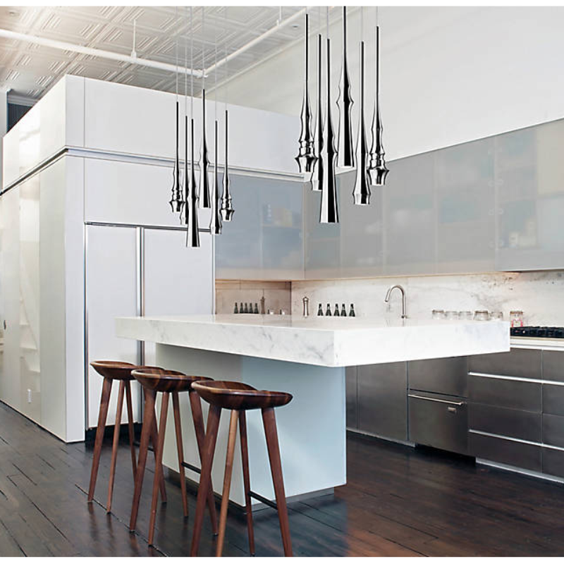 Bover Slend Set 6 Circular 6-lt 21" LED Pendant