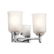 Kichler 45573 Shailene 2-lt 13" Vanity Light-Chrome