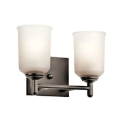 Kichler 45573 Shailene 2-lt 13" Vanity Light-Olde Bronze