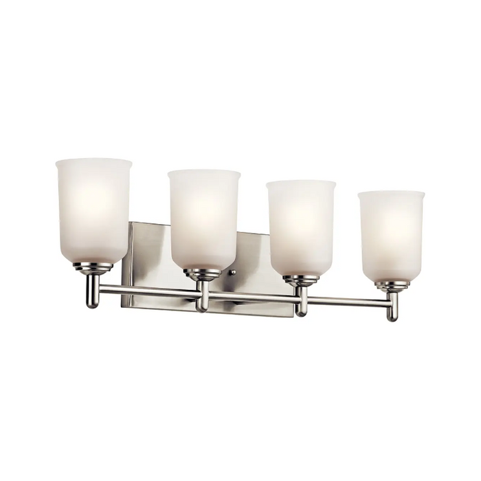 Kichler 45575 Shailene 4-lt 30" Vanity Light - Brushed Nickel/Satin Etched