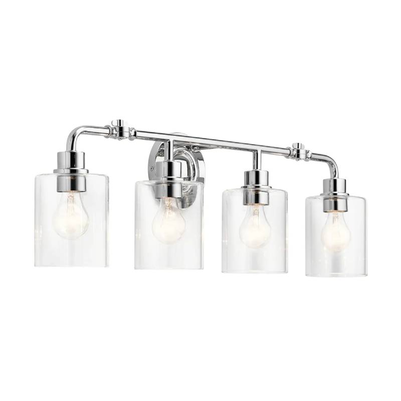 Kichler 45667 Gunnison 4-lt 34" Vanity Light-Chrome