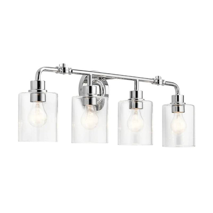Kichler 45667 Gunnison 4-lt 34" Vanity Light-Chrome