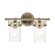 Kichler 45688 Brinley 2-lt 16" Vantiy Light-Champagne Bronze