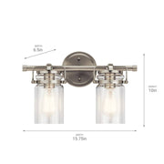 Kichler 45688 Brinley 2-lt 16" Vantiy Light