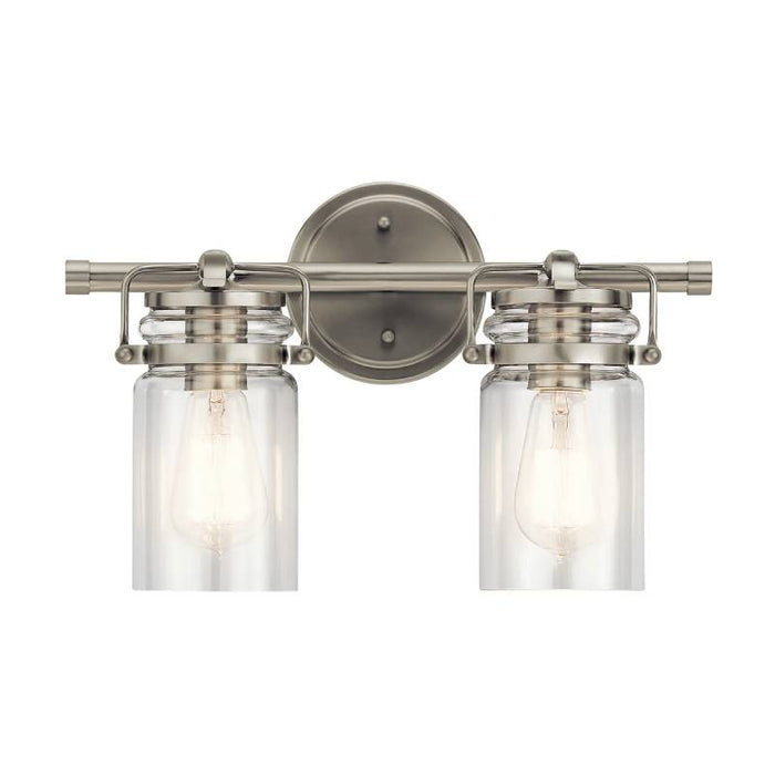 Kichler 45688 Brinley 2-lt 16" Vantiy Light-Brushed Nickel