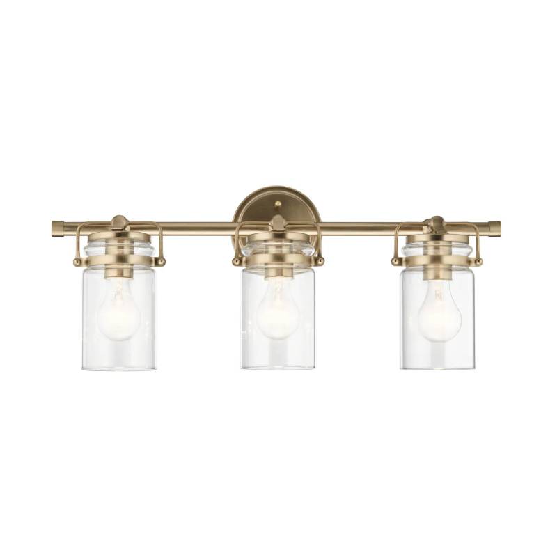 Kichler 45689 Brinley 3-lt 24" Vanity Light-Champagne Bronze