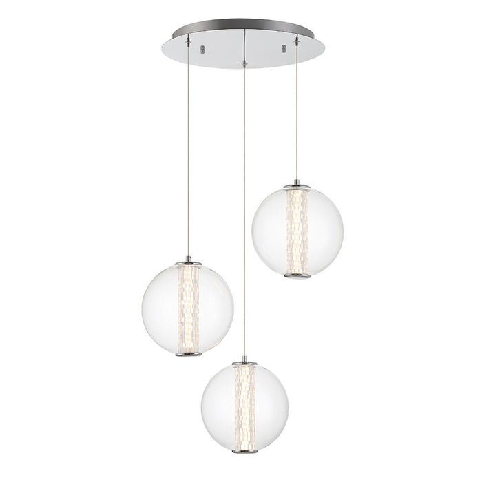 Eurofase 45736 Atomo 3-lt 21" LED Pendant