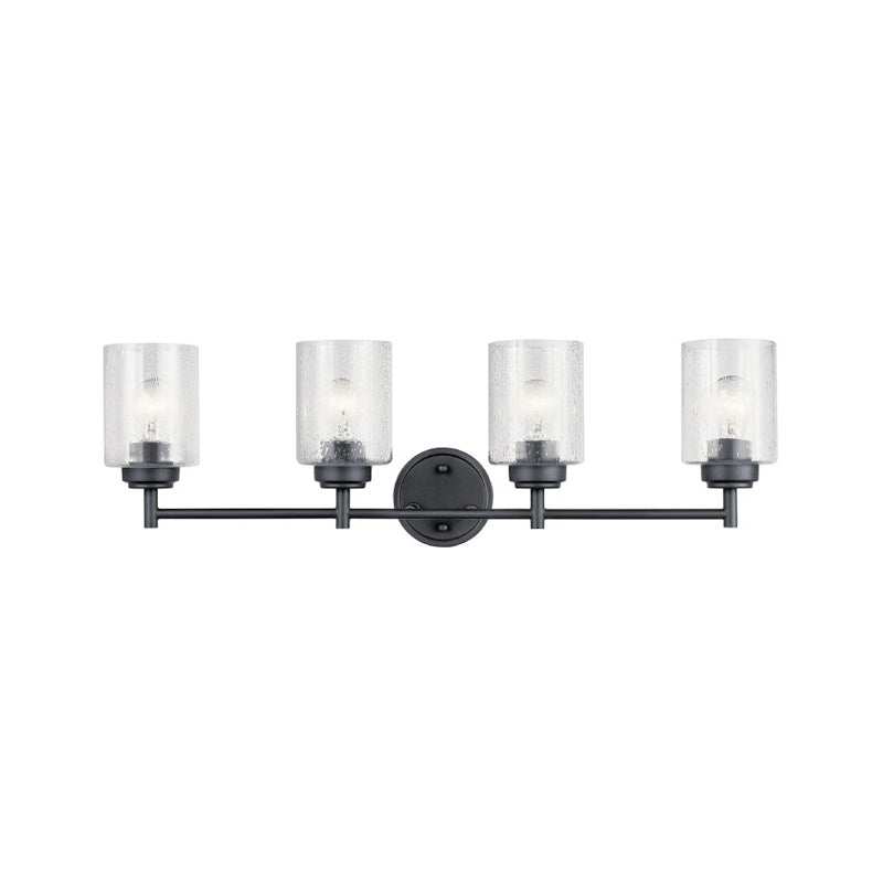 Kichler 45887 Winslow 4-lt 30" Vanity Light-Black