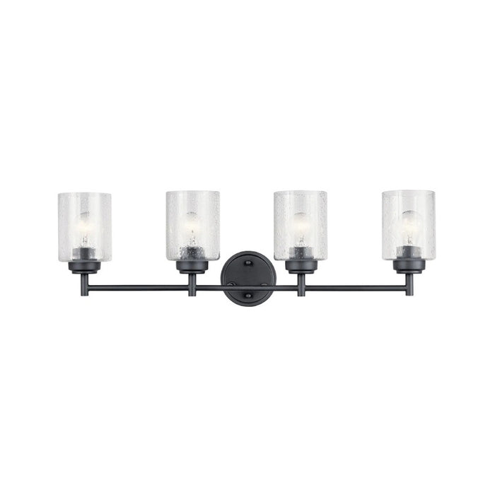Kichler 45887 Winslow 4-lt 30" Vanity Light-Black