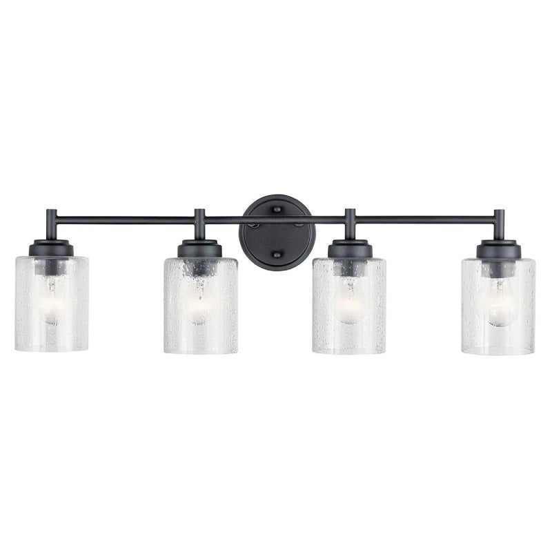 Kichler 45887 Winslow 4-lt 30" Vanity Light-Black