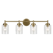 Kichler 45887 Winslow 4-lt 30" Vanity Light-Natural Brass