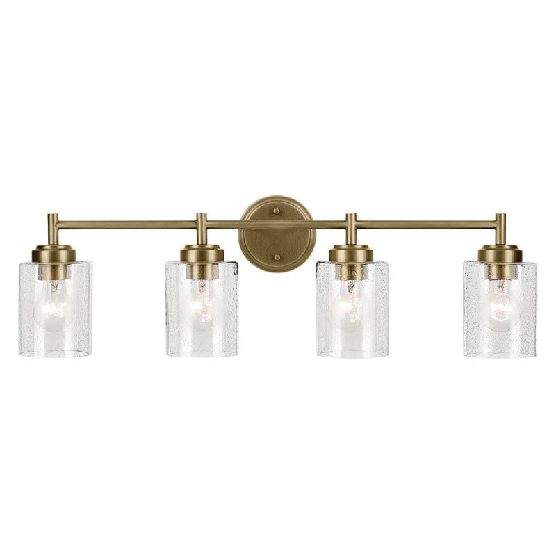 Kichler 45887 Winslow 4-lt 30" Vanity Light-Natural Brass