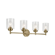 Kichler 45887 Winslow 4-lt 30" Vanity Light-Natural Brass