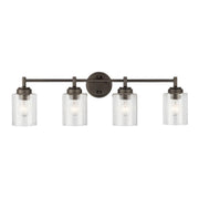 Kichler 45887 Winslow 4-lt 30" Vanity Light-Olde Bronze