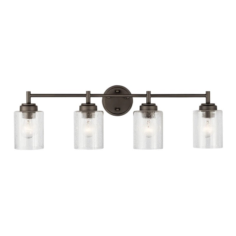 Kichler 45887 Winslow 4-lt 30" Vanity Light-Olde Bronze