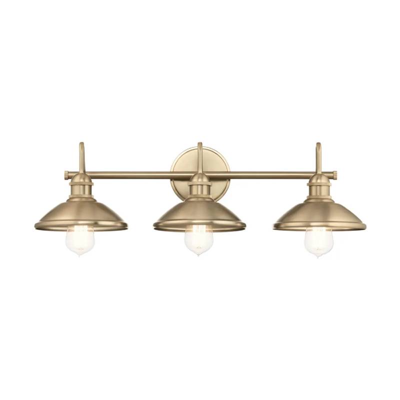Kichler 45945 Clyde 3-lt 26" Wide Vanity Light-Champagne Bronze