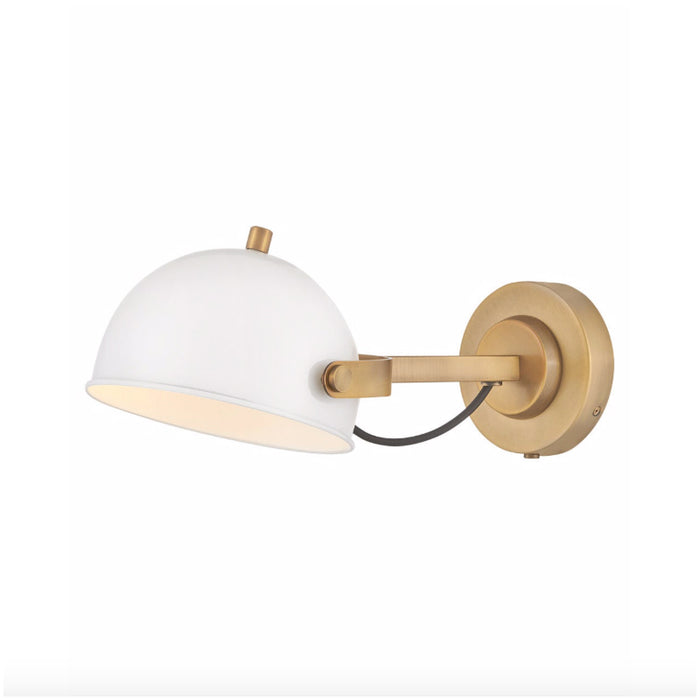 Hinkley 46470 Spence 1-lt 7" LED Adjustable Single Light Sconce