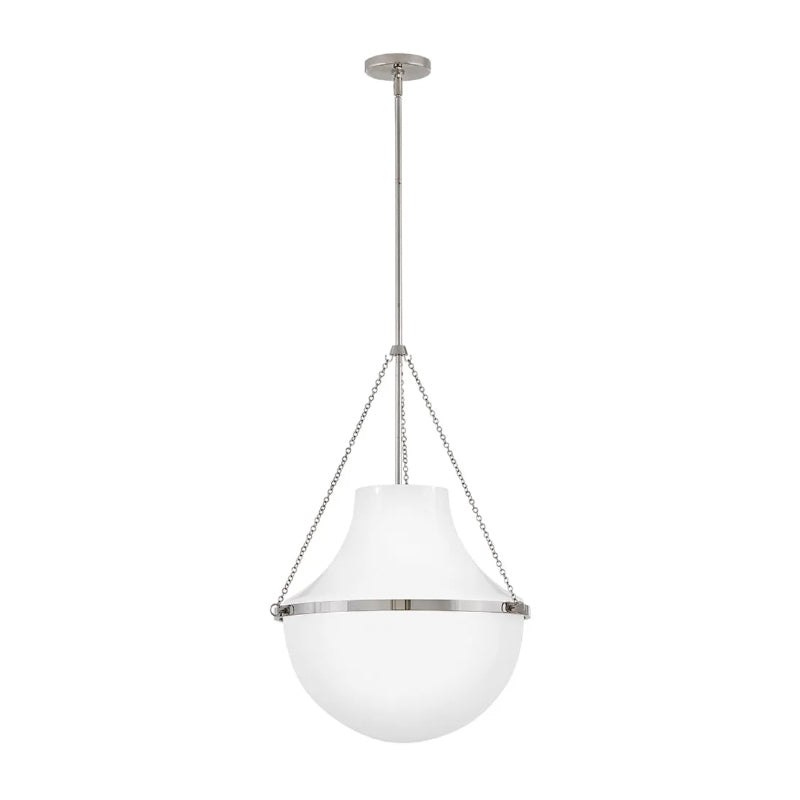 Hinkley 46894 Collins 1-lt 20" LED Pendant - Polished Nickel