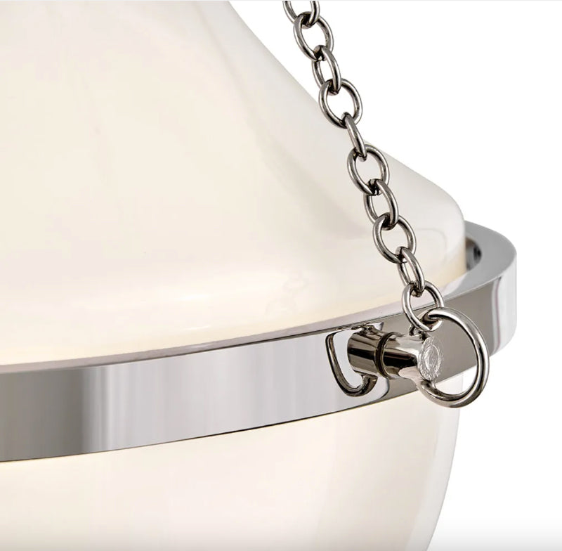 Hinkley 46897 Collins 1-lt 15" LED Pendant - Polished Nickel