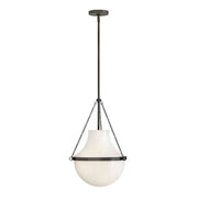 Hinkley 46897 Collins 1-lt 15" LED Pendant - Black Oxide
