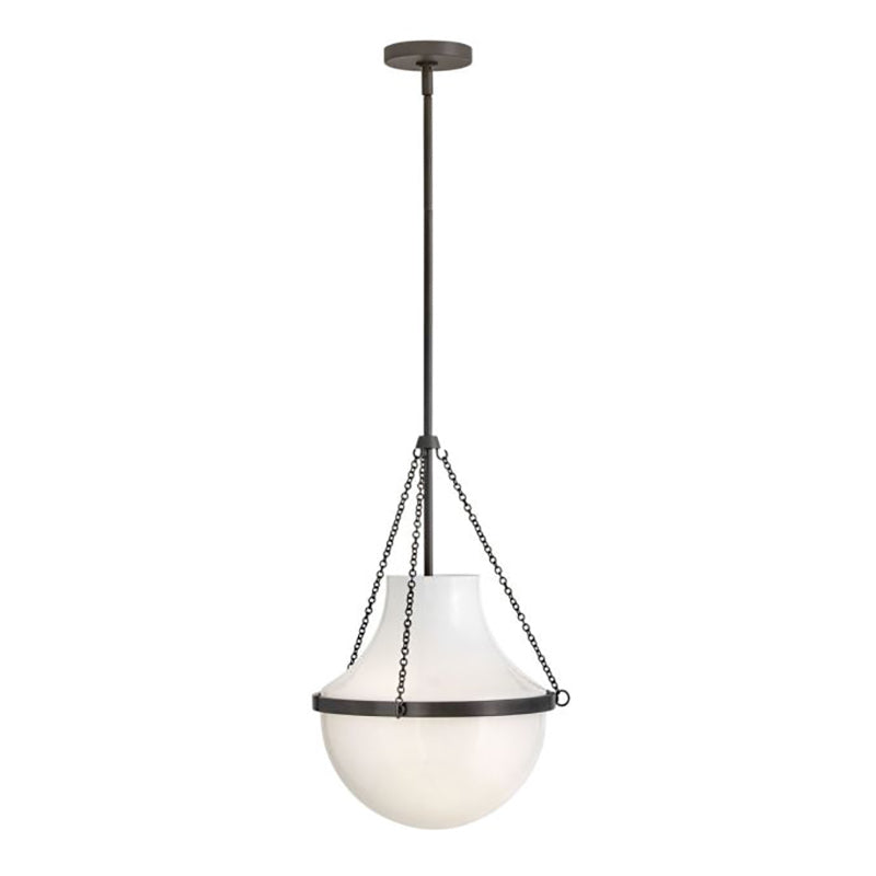 Hinkley 46897 Collins 1-lt 15" LED Pendant - Black Oxide