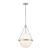 Hinkley 46897 Collins 1-lt 15" LED Pendant - Polished Nickel