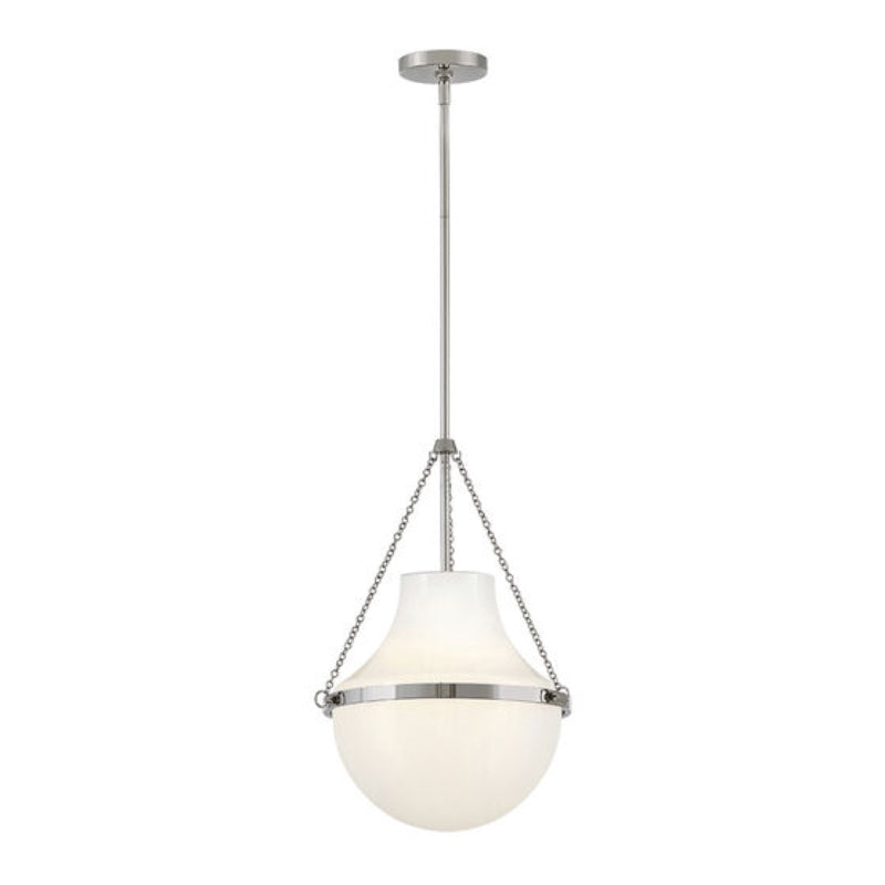 Hinkley 46897 Collins 1-lt 15" LED Pendant - Polished Nickel
