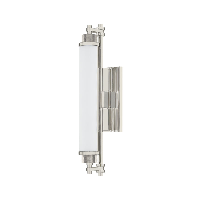 Hudson Valley 4718 Plandome 1-lt 18" Tall LED Bath Vanity - Polished Nickel